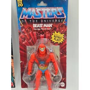 MOTU Origins Beast Man Action Figure Mattel Retro Carded 2020